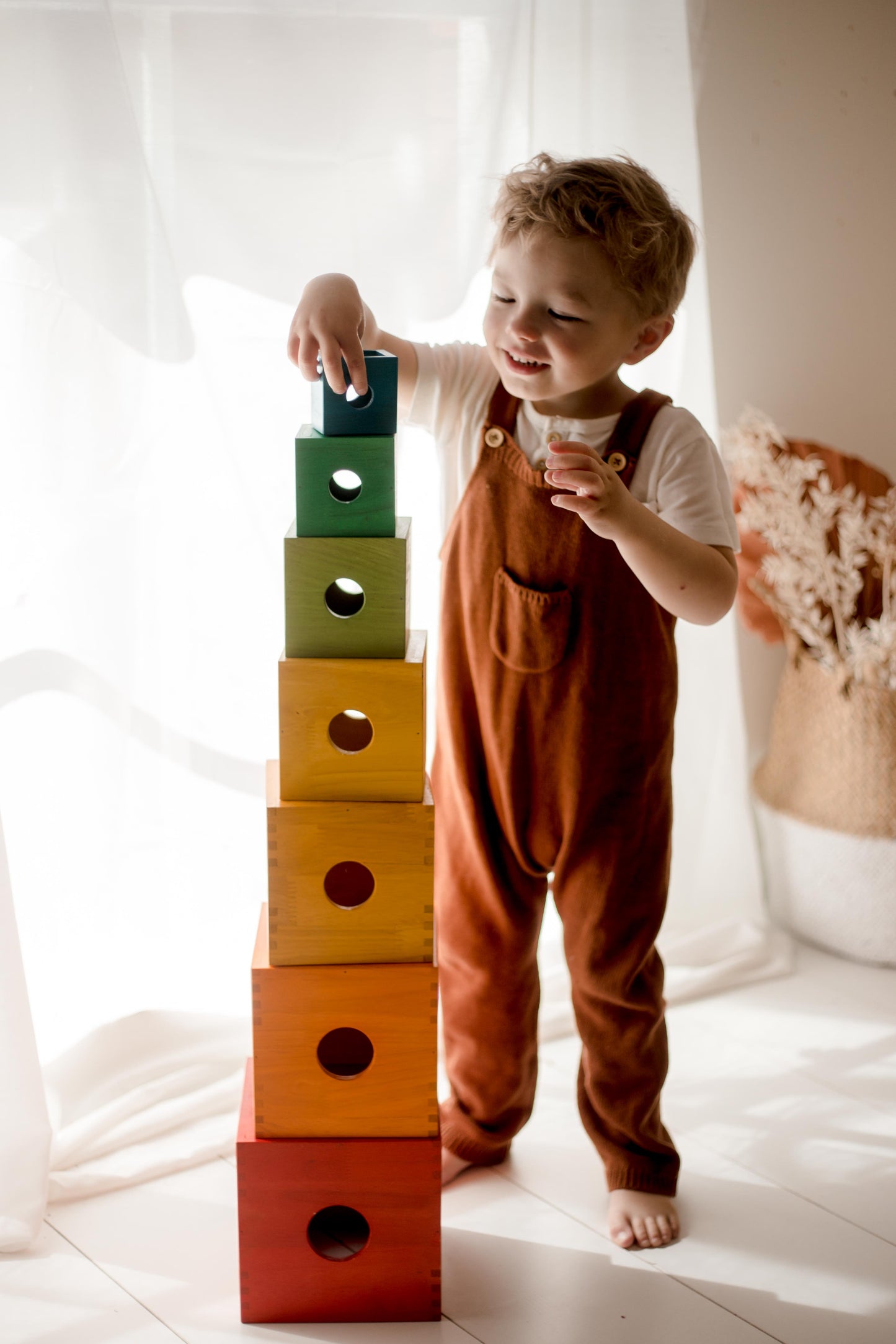 Rainbow Nesting Boxes