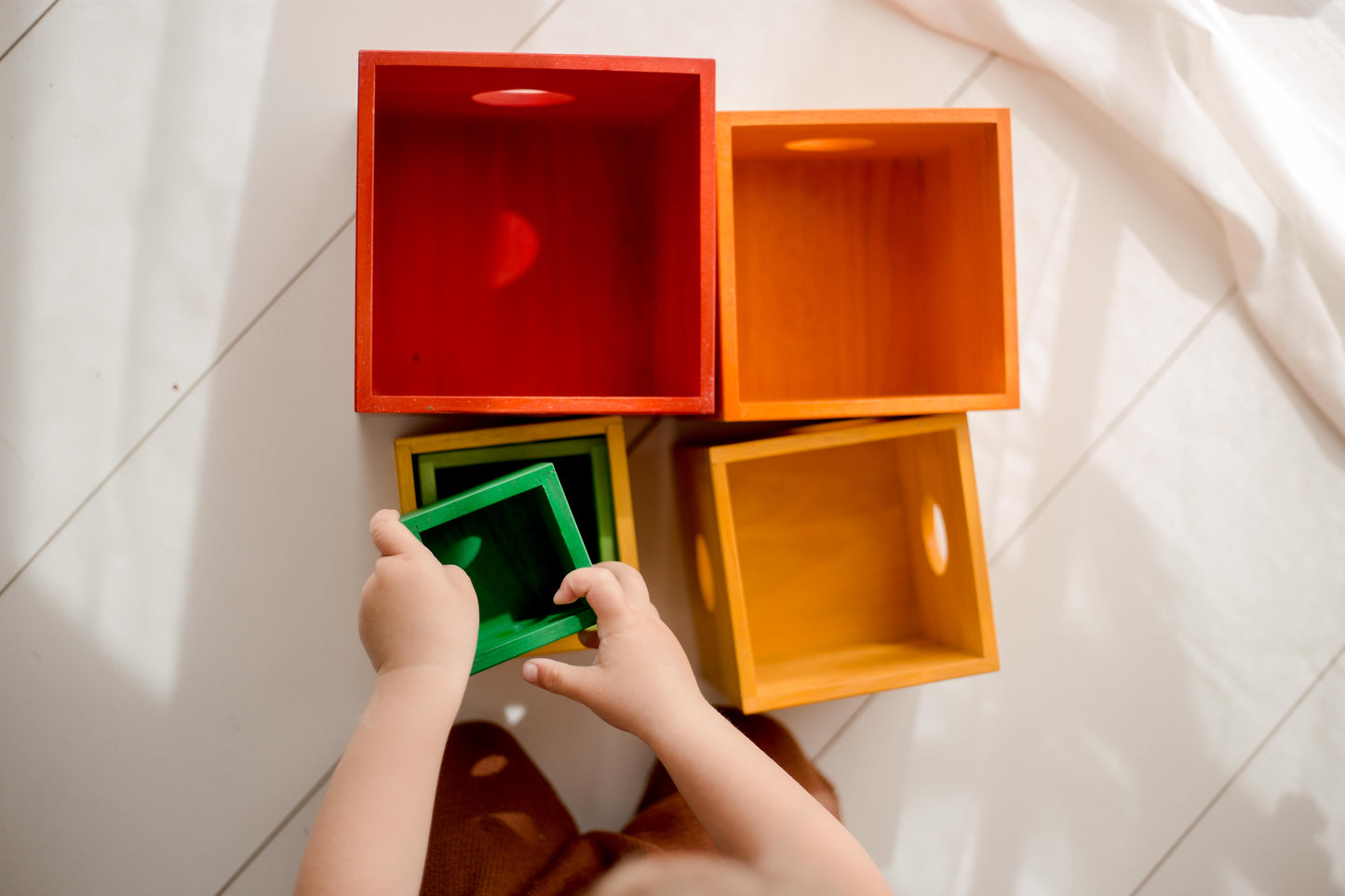 Rainbow Nesting Boxes