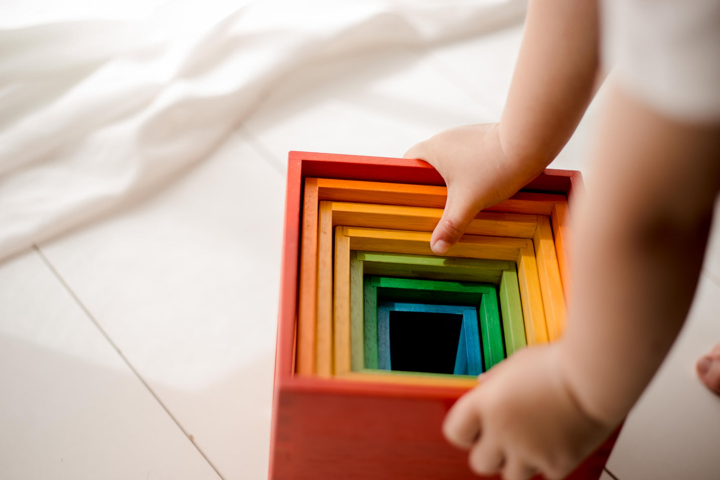 Rainbow Nesting Boxes