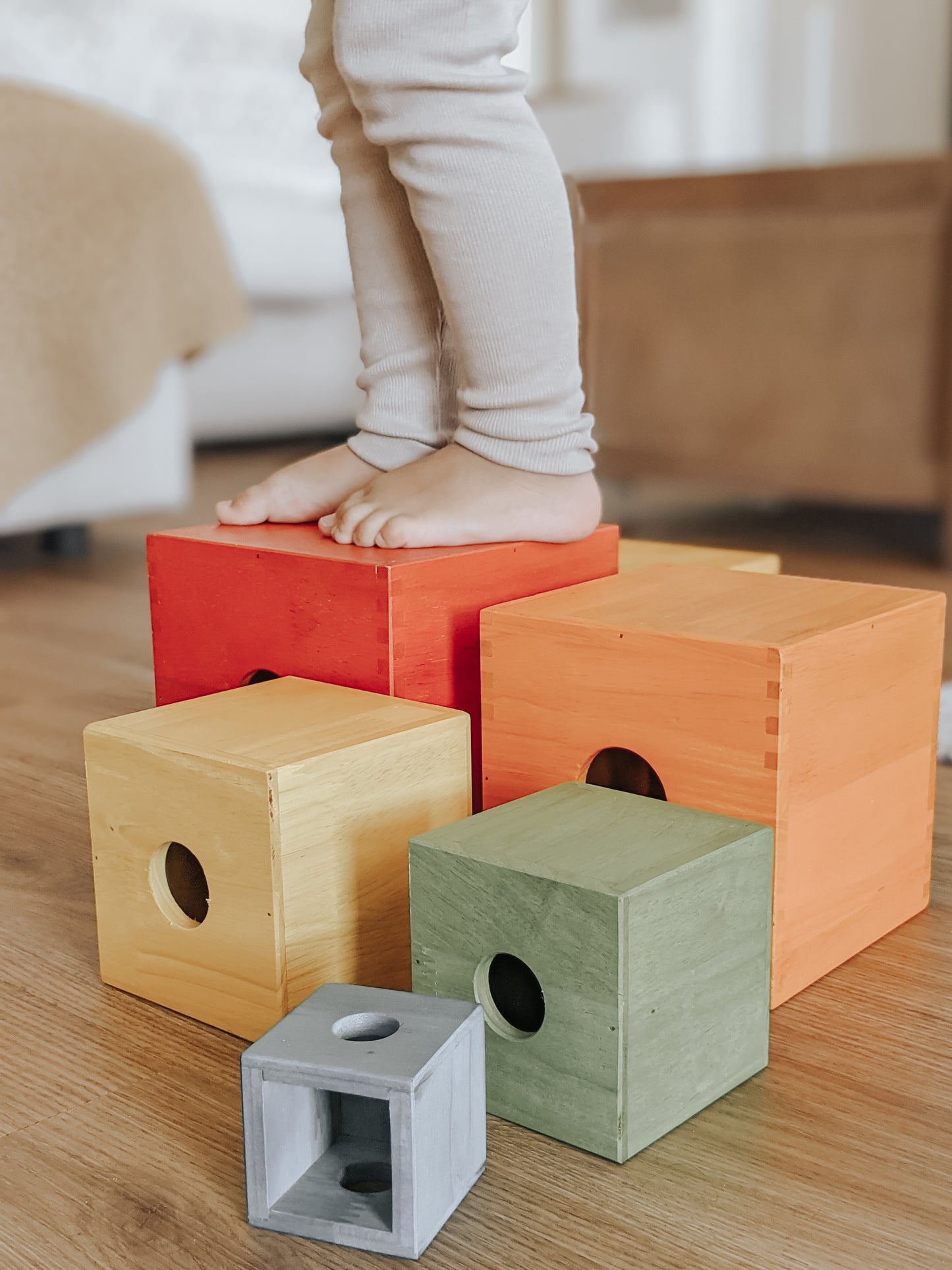 Rainbow Nesting Boxes