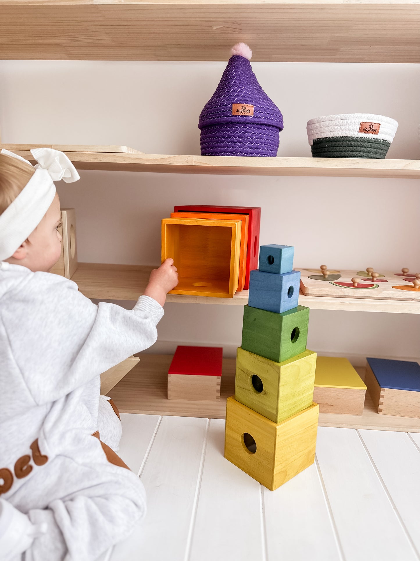 Rainbow Nesting Boxes
