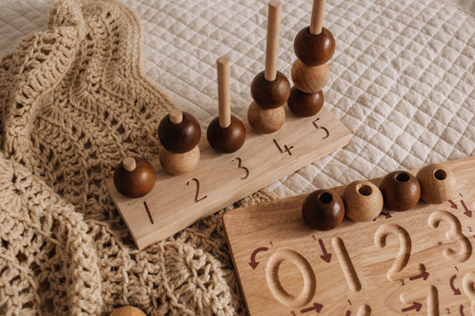 Natural Counting Ball Stacker