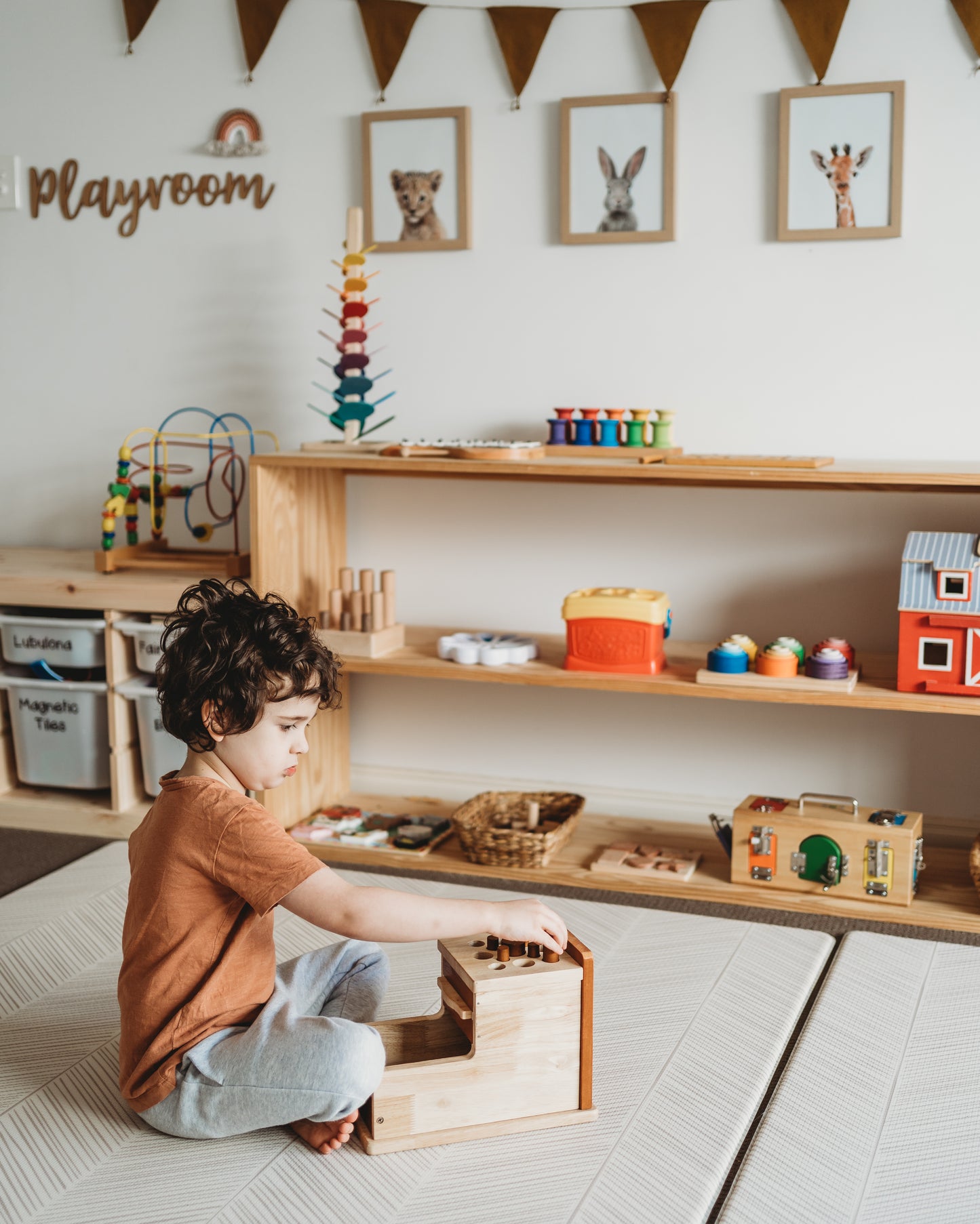 Montessori Cylinder Post Box