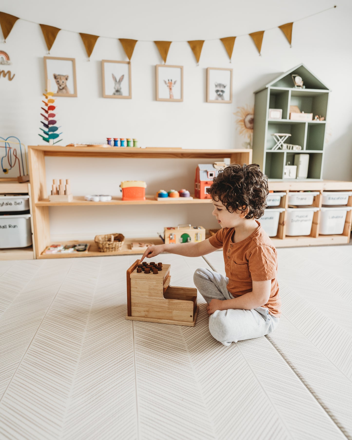 Montessori Cylinder Post Box