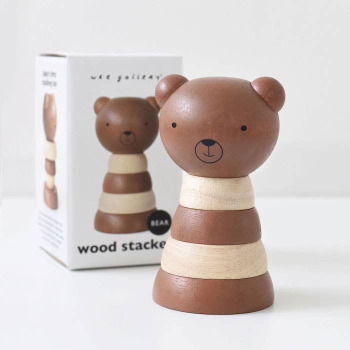 Wooden Bear Stacker