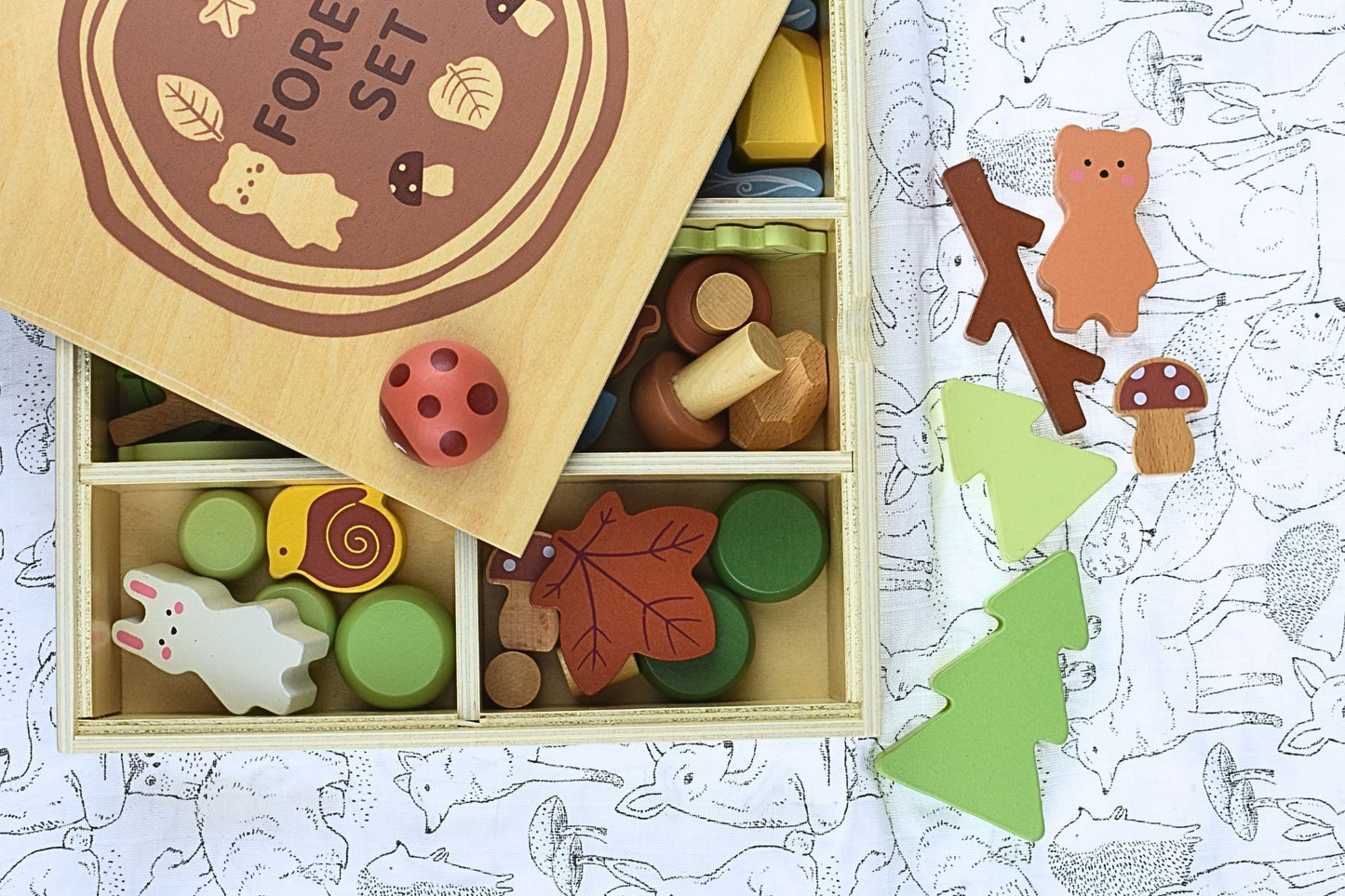 Wooden Forest Set