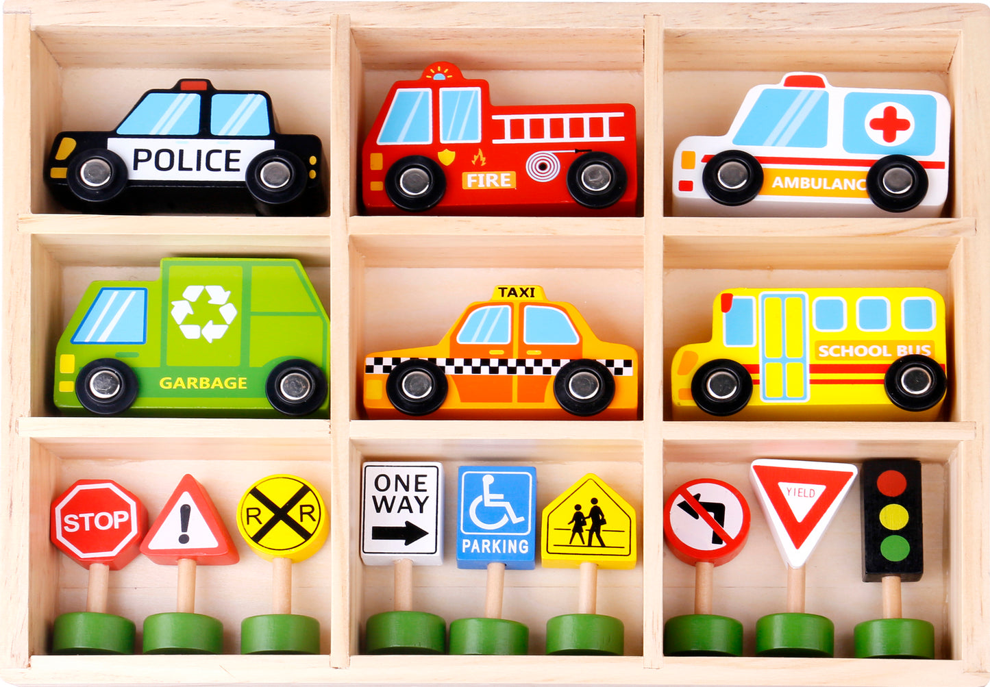 Wooden Vehicles Set