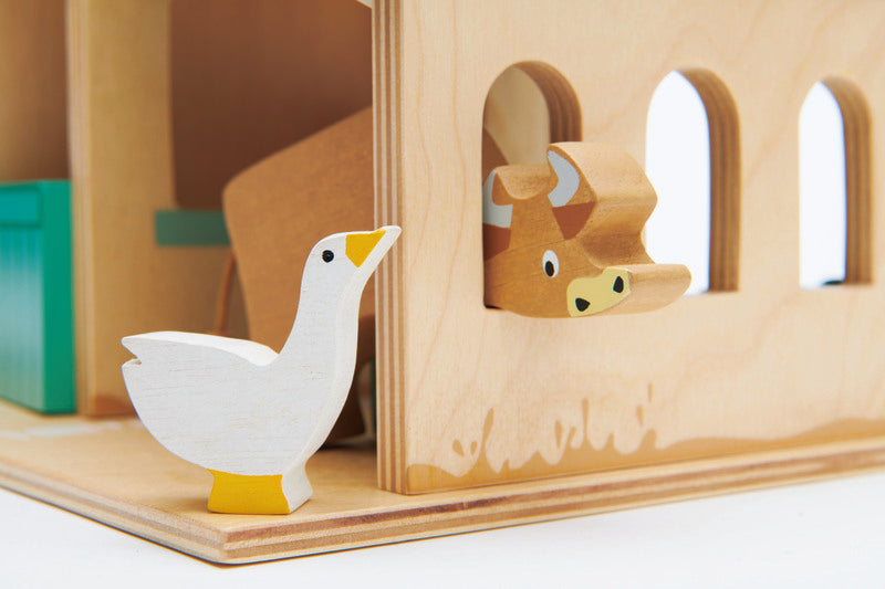 Wooden Farm Playset