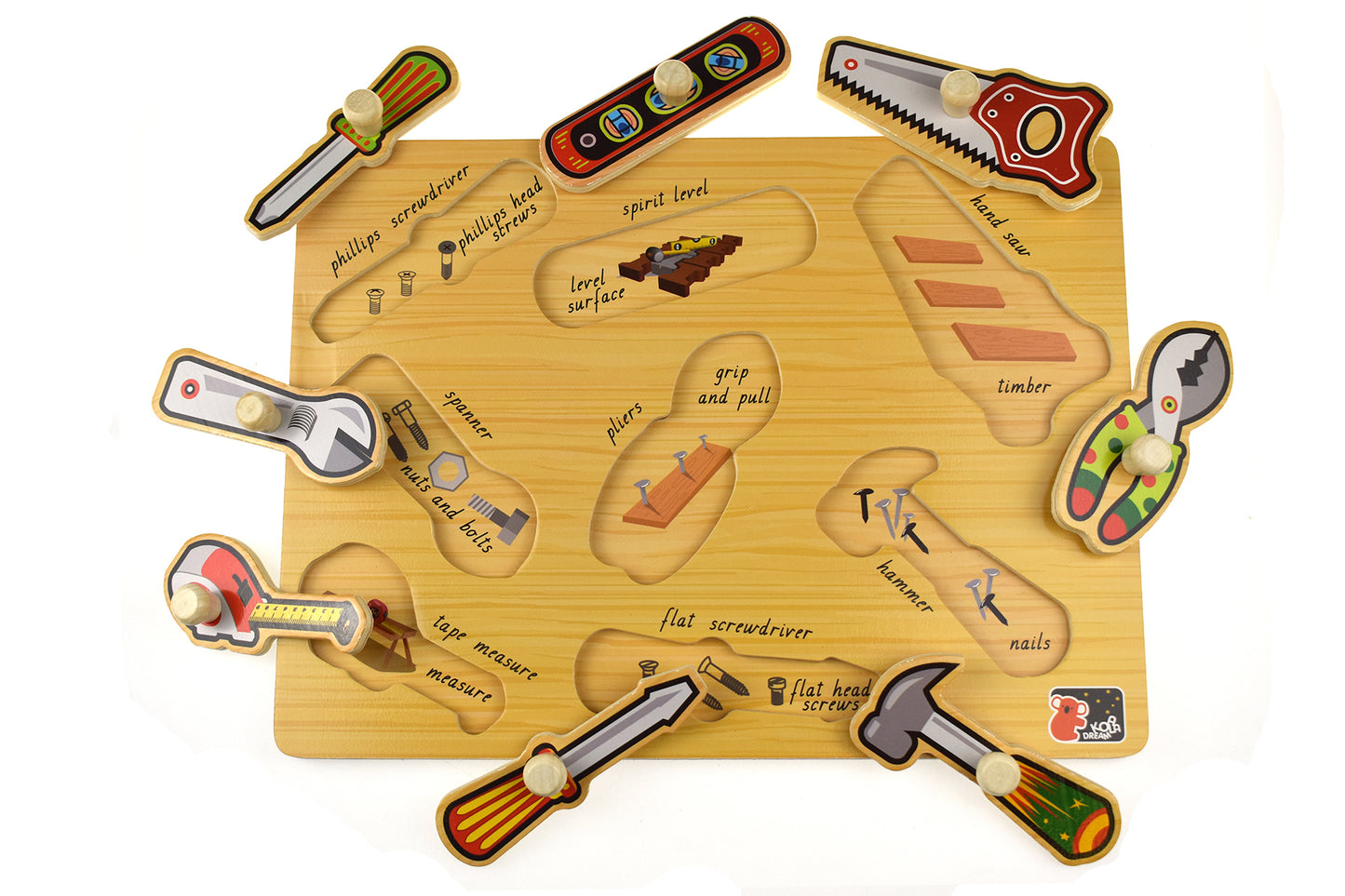 Tools Peg Puzzle