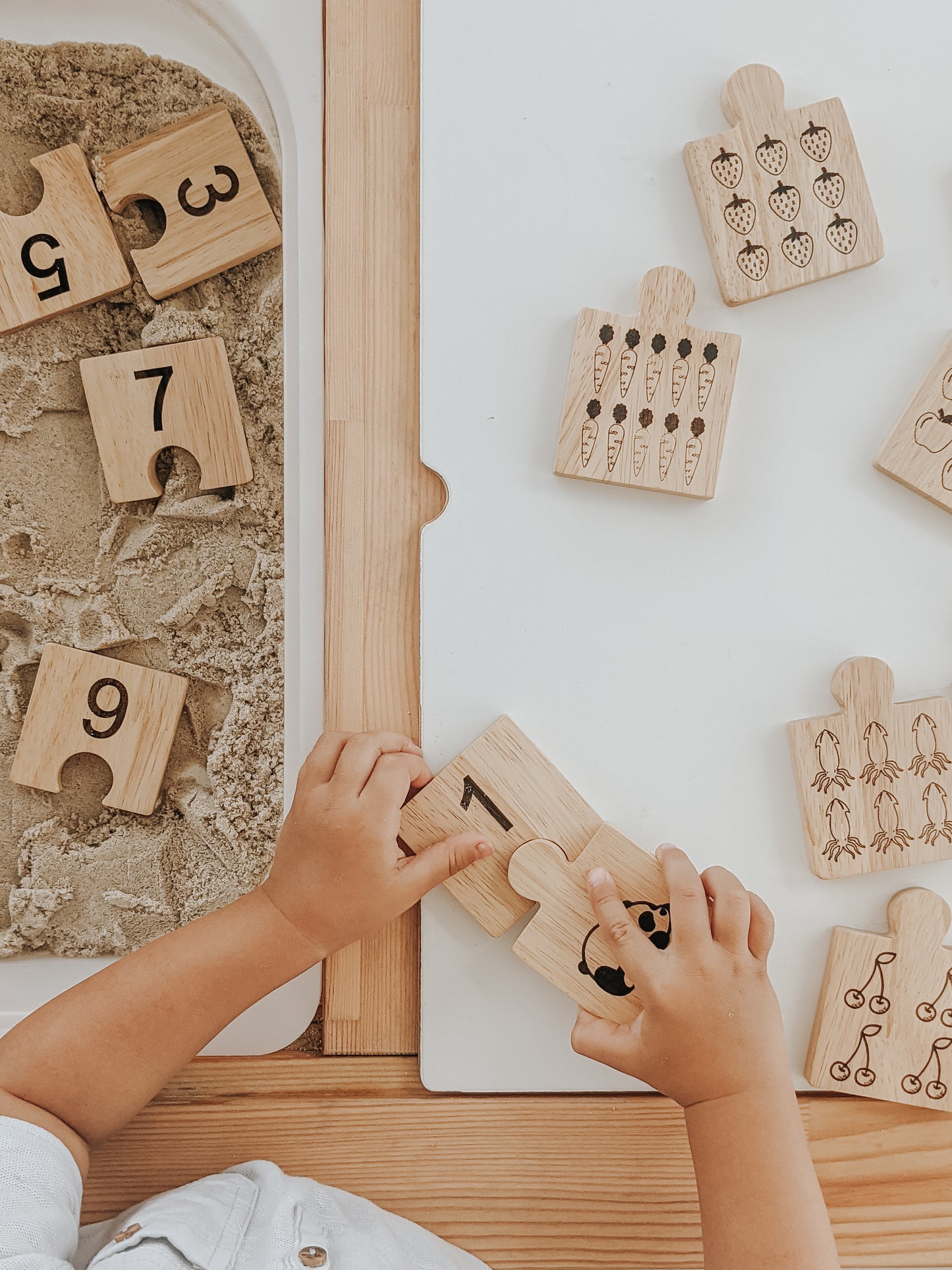 Wooden Number Jigsaw Puzzle