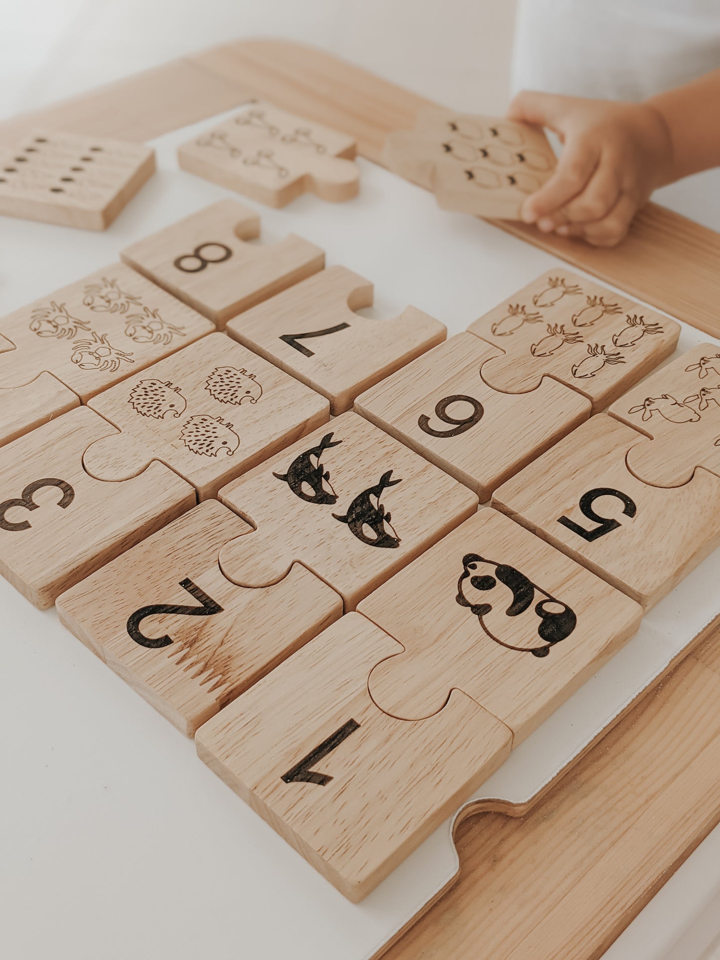 Wooden Number Jigsaw Puzzle