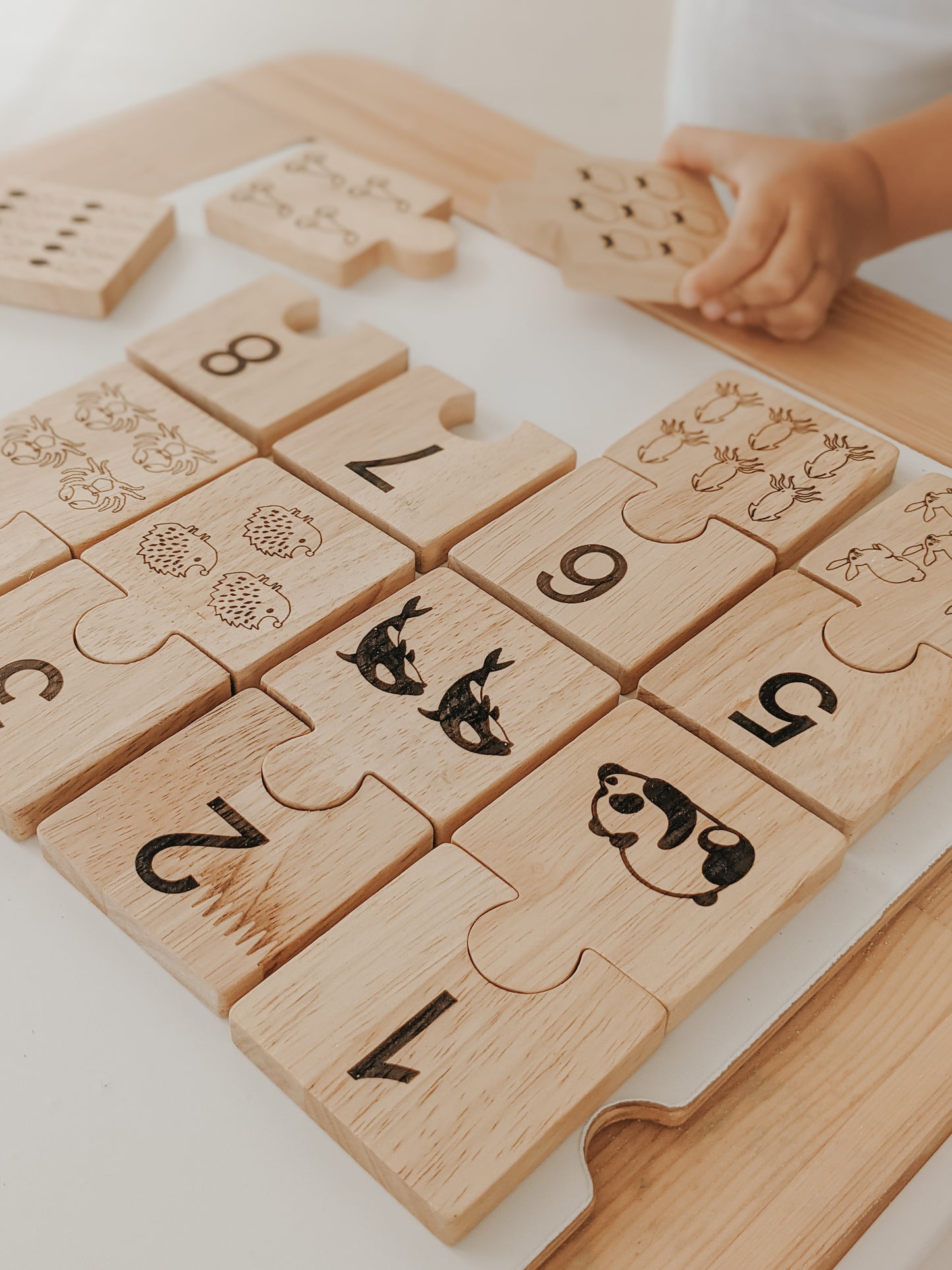 Wooden Number Jigsaw Puzzle